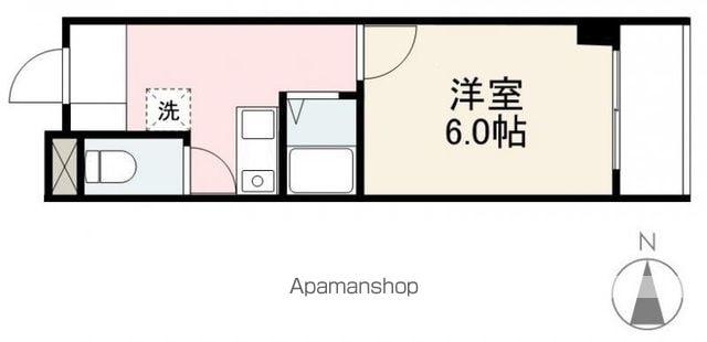 ロイヤルホワイト(1K/3階)の間取り写真