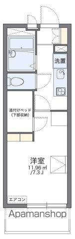 レオパレス山畔(1K/2階)の間取り写真