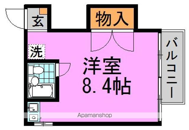 FKハウス(ワンルーム/2階)の間取り写真