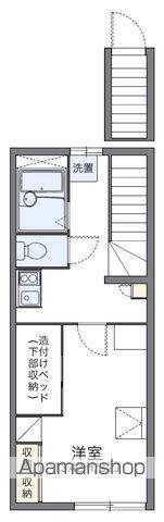 レオパレス八萬屋(1K/2階)の間取り写真