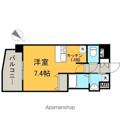 プレサンス新栄リミックス(ワンルーム/8階)の間取り写真