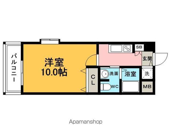 HF博多東レジデンス(1K/7階)の間取り写真