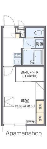 レオパレスSPA(1K/2階)の間取り写真