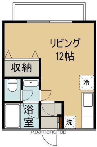 ノースビラ深堀Ⅱ(1K/3階)の間取り写真