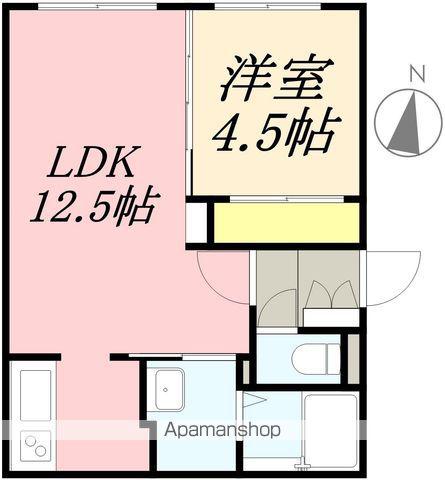 KULTA北13条東Ⅰ(1LDK/4階)の間取り写真