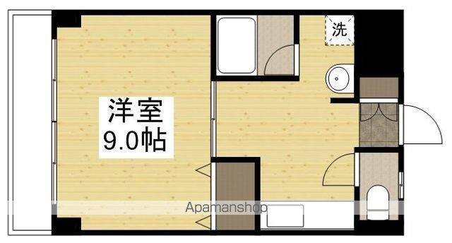グランドール新福(1K/1階)の間取り写真