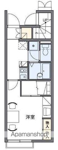 レオパレスK&S(1K/1階)の間取り写真