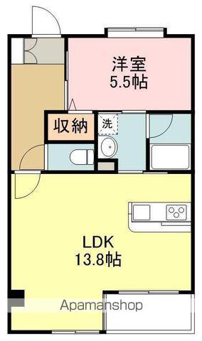 レヴァンテ(1LDK/8階)の間取り写真