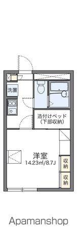 レオパレス花川(1K/2階)の間取り写真