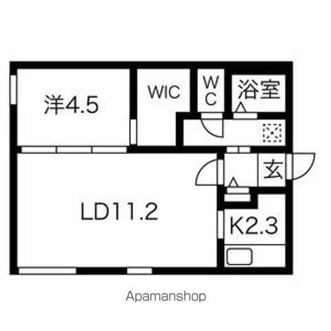 ART PARK II(1LDK/2階)の間取り写真