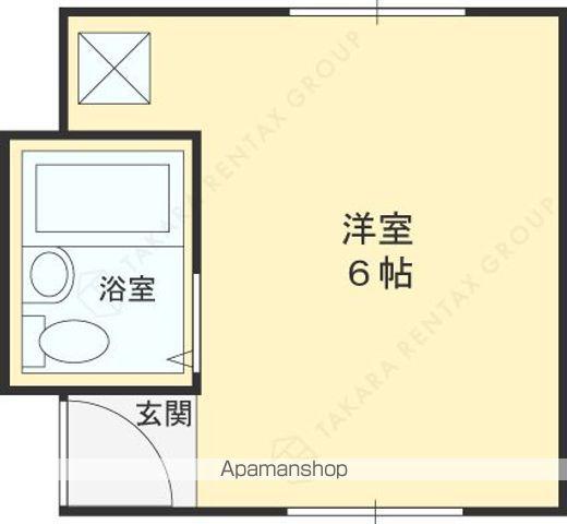 米田マンション(ワンルーム/3階)の間取り写真