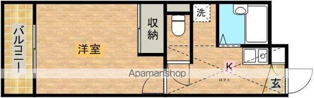 レオパレスTAKA(1K/2階)の間取り写真