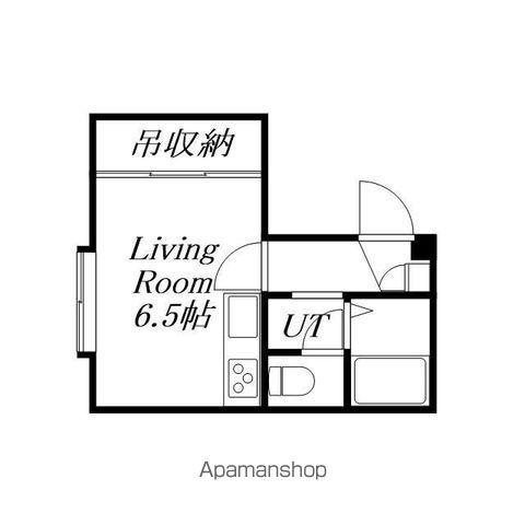 リバティーⅡ(ワンルーム/2階)の間取り写真