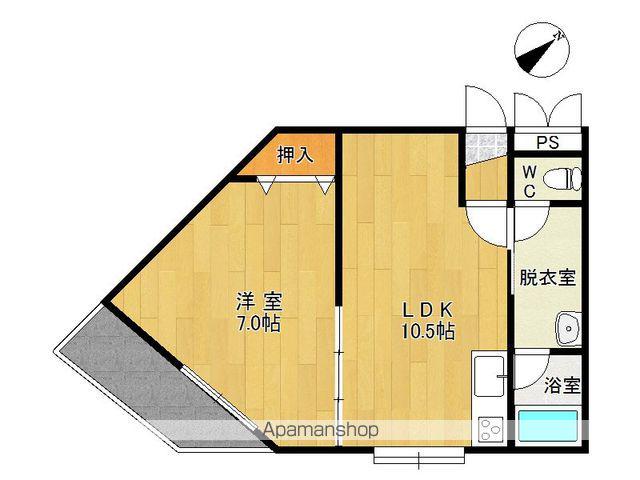 シティ根元(1LDK/2階)の間取り写真