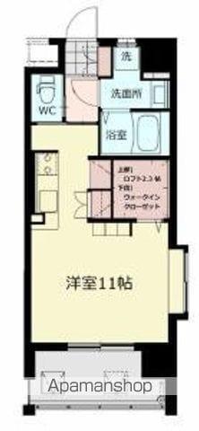CALIFORNIA APT(ワンルーム/9階)の間取り写真