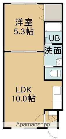 ピュアパレス函館Ⅲ(1LDK/4階)の間取り写真