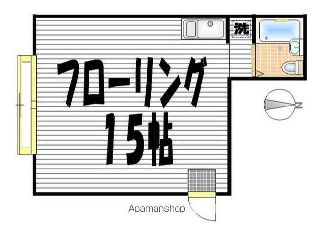 IKハイツ7(ワンルーム/2階)の間取り写真