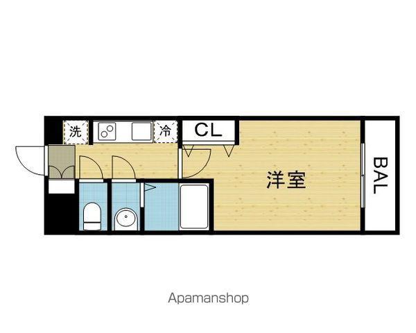 LUXE今里Ⅱ(1K/9階)の間取り写真