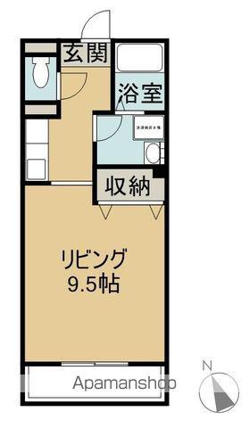 モントレ(1K/1階)の間取り写真