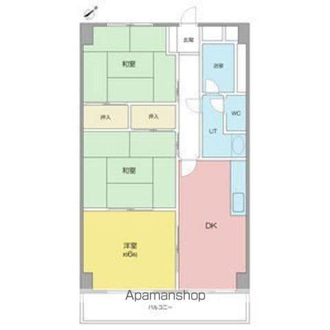 OMレジデンス尾張旭(3DK/2階)の間取り写真