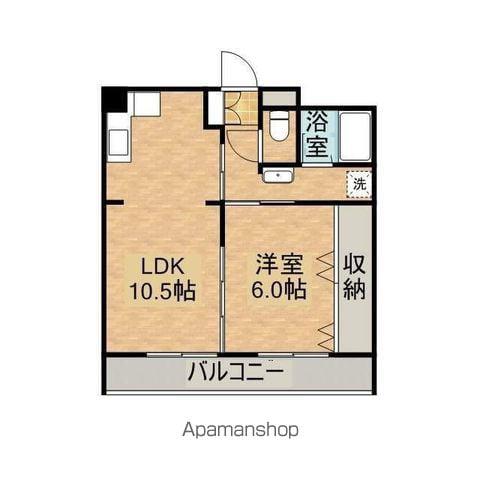 アイン都城(1LDK/7階)の間取り写真