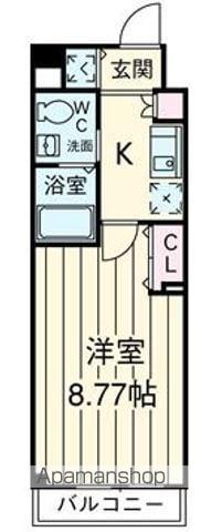 グロースメゾン用賀(1K/2階)の間取り写真