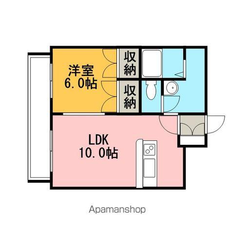 ルート36(1LDK/1階)の間取り写真