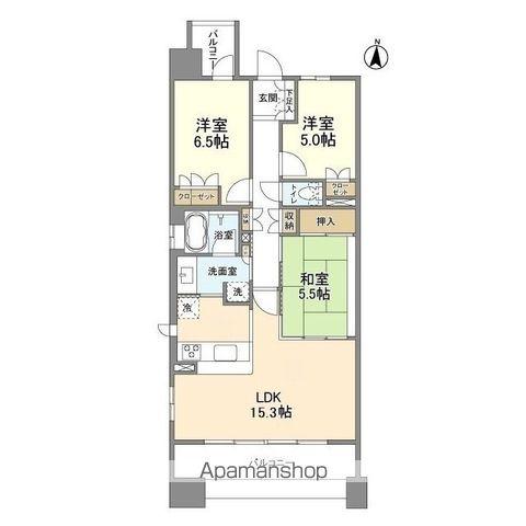 SS.FLAT桜山(3LDK/1階)の間取り写真