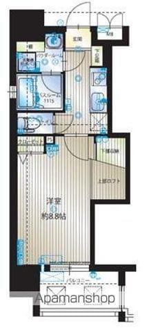 アクタス薬院アネックス(1K/2階)の間取り写真