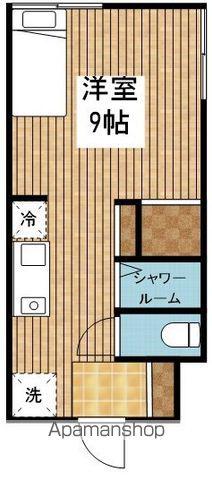 コーポ笹出(1K/1階)の間取り写真