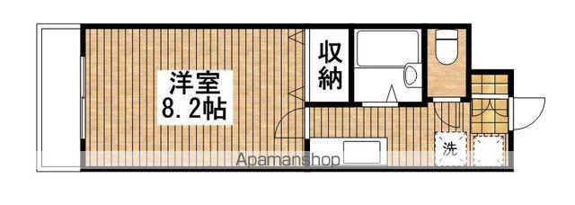 アーバンスカイ(1K/3階)の間取り写真