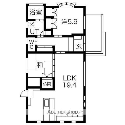 名鉄三河線 知立駅 徒歩3分 1階建 築15年(2LDK)の間取り写真
