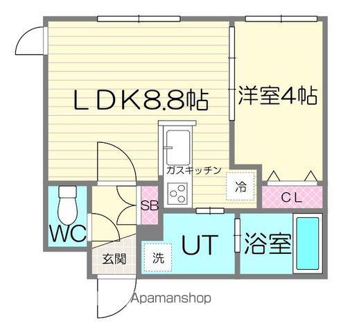 ONE STAGEひばりが丘Ⅱ(1LDK/1階)の間取り写真