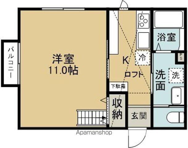 アネモネ(1K/2階)の間取り写真