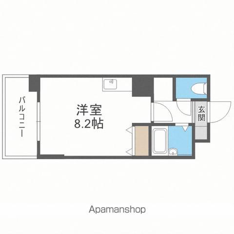 クリオ行啓通参番館(ワンルーム/3階)の間取り写真