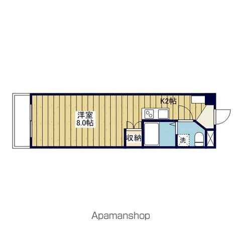 カローラ清水町(1DK/2階)の間取り写真
