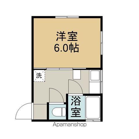 チェリーハウス(1K/2階)の間取り写真