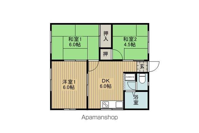 レインボー170(3DK/1階)の間取り写真