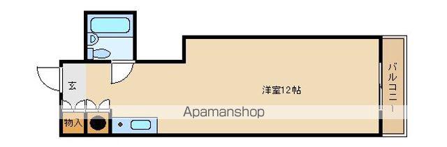 サンパティオ高田馬場(ワンルーム/3階)の間取り写真