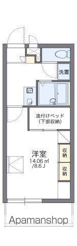レオパレスFOND VILLAGE(1K/3階)の間取り写真