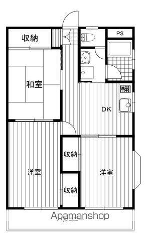 SBビル(3DK/3階)の間取り写真