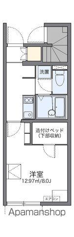 レオネクスト駅西(1K/1階)の間取り写真