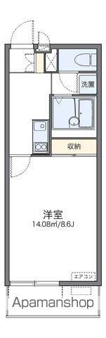 レオネクスト東郷通Ⅱ(1K/2階)の間取り写真