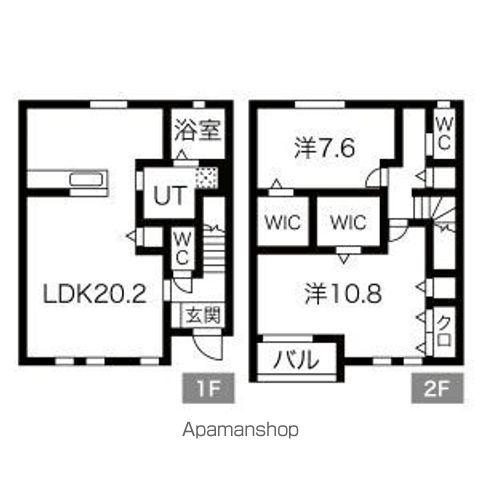 LIBERTA(2LDK/1階)の間取り写真