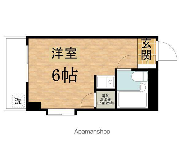 ブリリアン・メゾン・オノ(ワンルーム/2階)の間取り写真