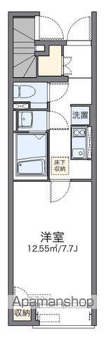レオネクスト五軒家(1K/1階)の間取り写真