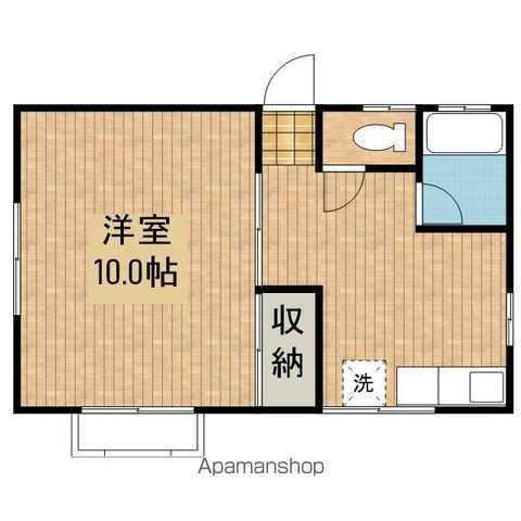 メゾン・ヤエガシ(1K/1階)の間取り写真