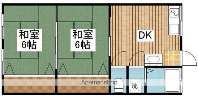 イトウハイツ(2K/2階)の間取り写真