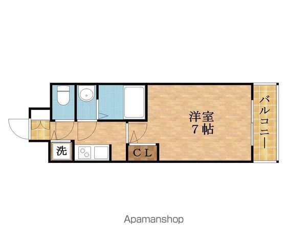 S-RESIDENCE 都島(1K/2階)の間取り写真