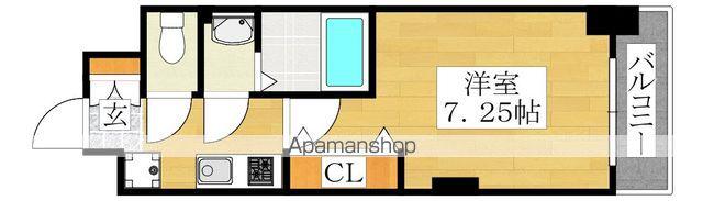 LUXEなかもず(1K/6階)の間取り写真